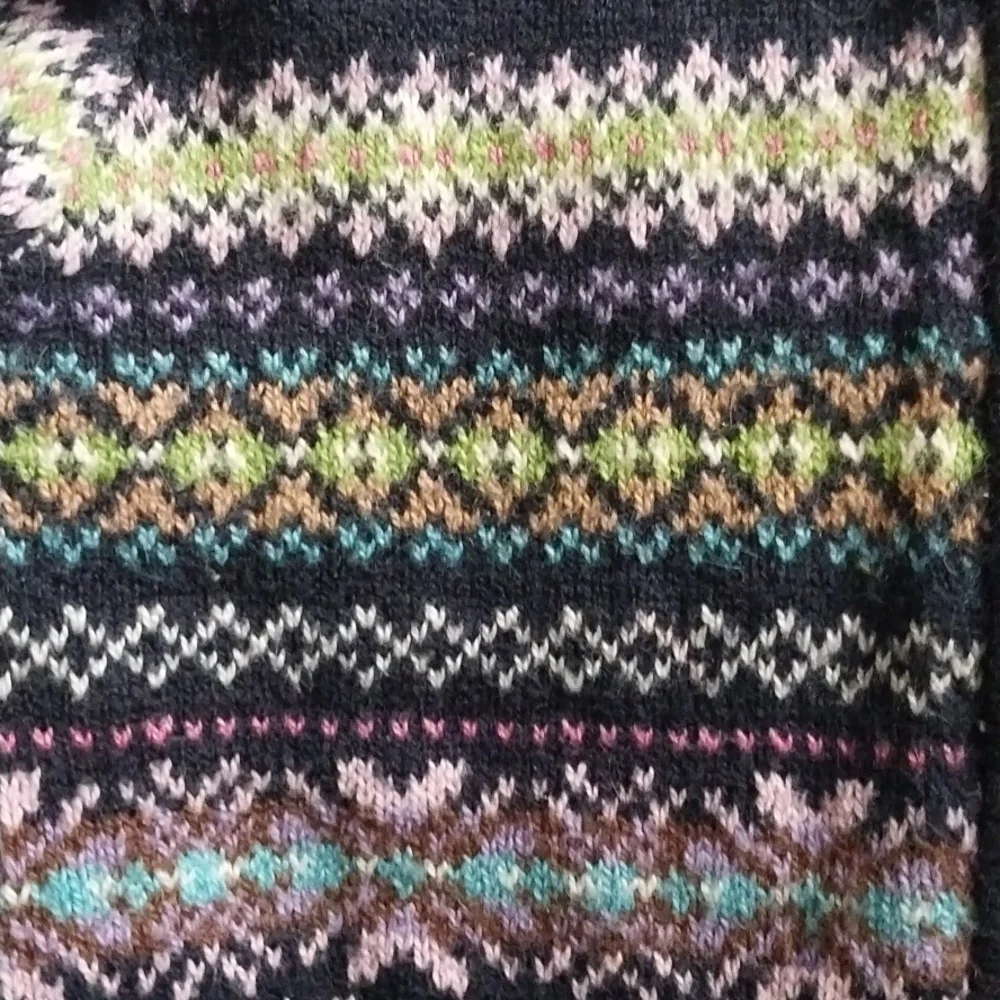 Gap Patterned Kids Hooded Sweater with Pom-Pom 4T